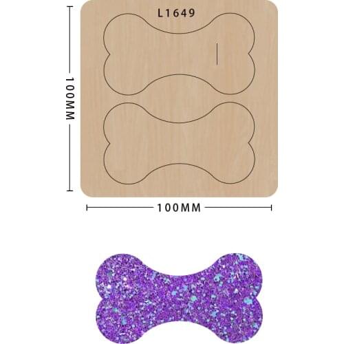 Hand-made Metal Cutting dies Making Decor Supplies Dies Template Hairpin decoration Shaped bones Suitable for big shot machines