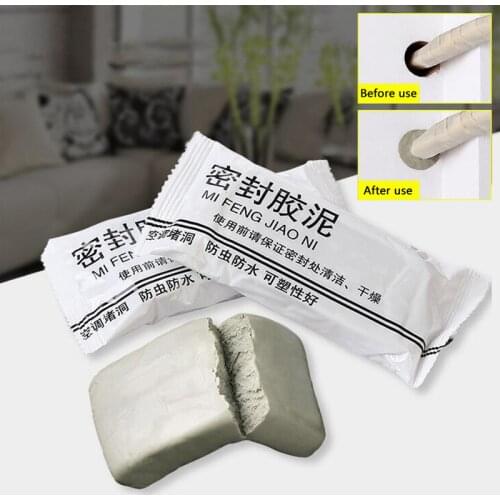 Air-conditioning Hole Sealing Glue Household Mending Wall Hole Plasticine Waterproof Sewer Pipe Sealing Glue Sealing Glue House