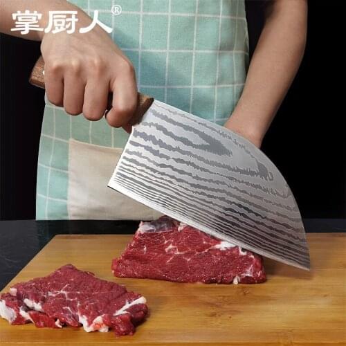 Kitchen Kitchen Knife Stainless steel household sharp meat slicing and shearing round head kitchen multifunctional knife