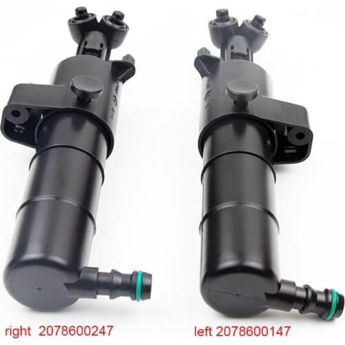 Left + Right Driver Headlight Washer Nozzle Cylinder For MERCEDES-Benz 2078600147 2078600247 Free Shipping