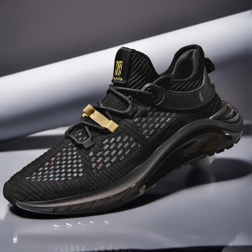 Hemmyi Mens Sneakers Shoes Casual Fashion Male Shoes Adult Lace-up High Quality Outdoor Running Sports Shoes
