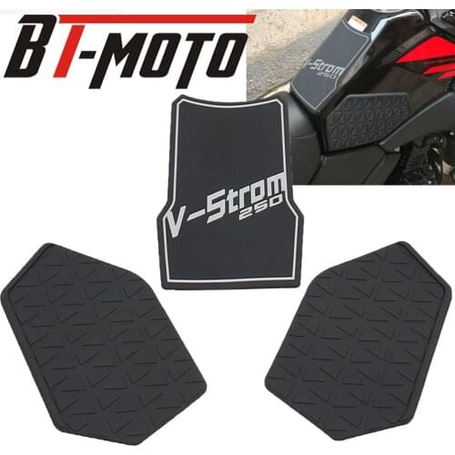 DL250 V-STROM Motorcycle Anti slip Tank Pad Sticker protects knee grip fuel tank side sticker For Suzuki DL 250 VSTROM