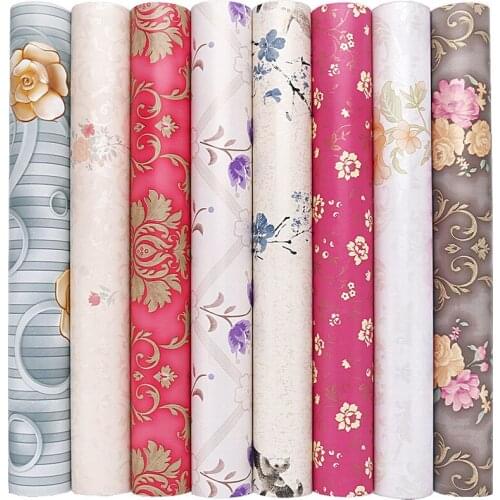 New Wall paper bedroom warm 3D stereo wallpaper modern minimalist wallpaper living room TV background wall decoration