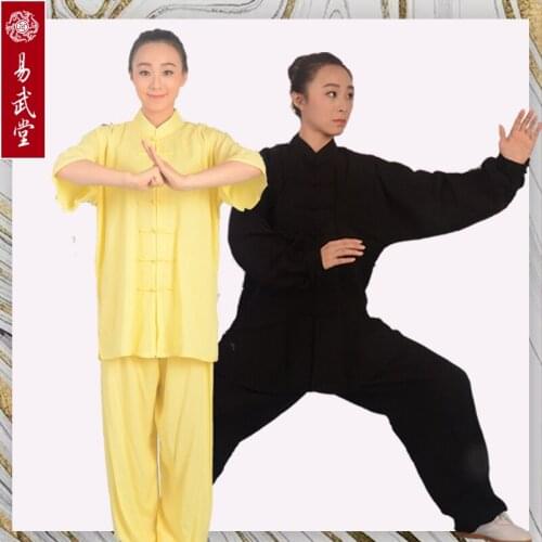 Martial arts taiji clothing chinese wushu clothing and tai chi uniform 98%cottom kungfu uniform for men and women