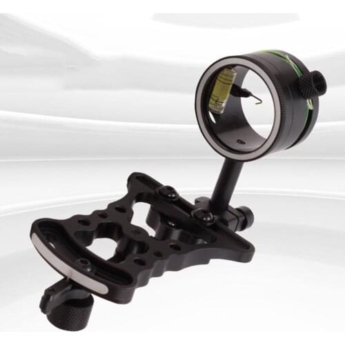 Single Pin Bow Sight Ultralight Portable Shooting Slider Archery Compound Bow Sight Right Bow Training Practicing Equipment