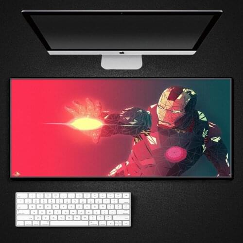 Marvel Avengers Iron Man Anime Pc carpet mouse pad mats gamer gaming accessories desk mat mousepad ergonomic wrist rest carpet G