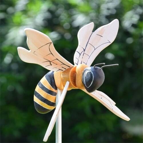 Garden Decoration Outdoor Bee Butterfly -Winder Whirligig, Whirlygig, Garden Windmill, Wind -Spinner décoration de jardin
