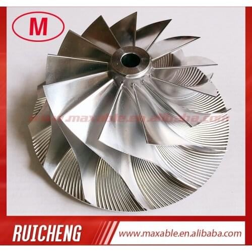 T72 87.97/121.00mm 13+0 blades turbo milling/aluminum 2618/billet compressor wheel