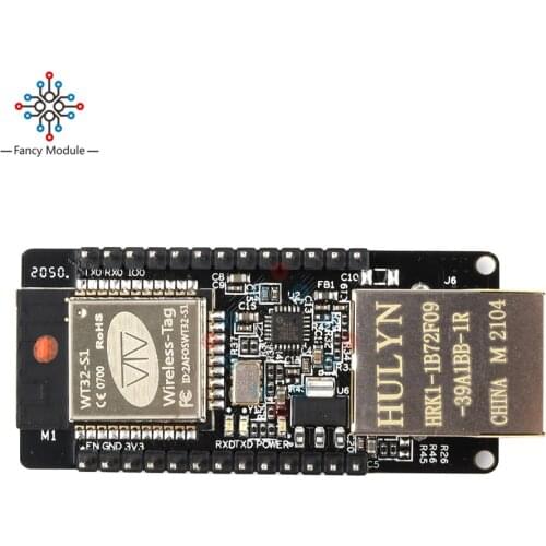 WT32-ETH01/Embedded Serial Port to Ethernet Transparent Transmission Module/Bluetooth+Wifi Combo/ESP32 Protocol Converter