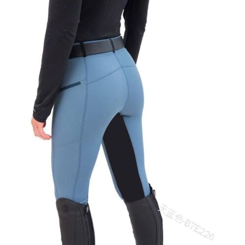 2021 Womens Horse Riding Pants Breeches Equestrian Chaps Pants Horse Woman Riding Breeches Riders Fitness Leggings Size S-XXL