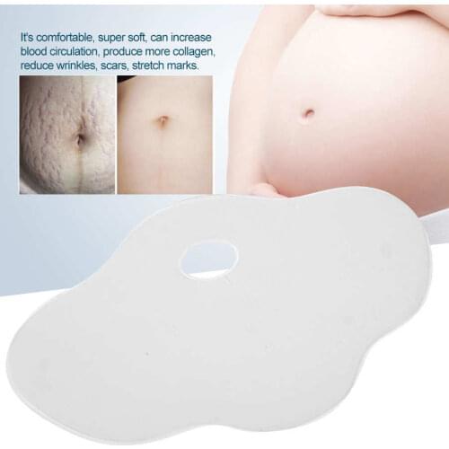 Reusable Silicone Anti-Wrinkle Belly Stomach Pads Stickers Stretch Marks Removal Skin Care Body Stickers Transparent Belly Pads