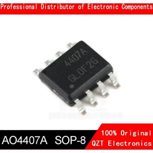 10pcs/lot 100% New AO4407 4407 AO4407A 4407A MOSFET SOP-8