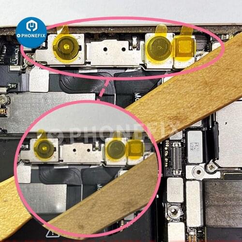 100pcs Mobile Camera Protection Sticker Front image head Protective Cover Sticker Infrared dot matrix Dustproof Phone Repair