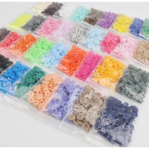 12mm 50 sets Resin Round Plastic Snaps Button Fasteners Quilt Cover Sheet Button Garment Accessories For Baby Clothes Clips DIY