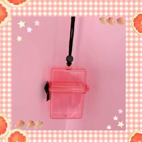 20 Cigarette Pink Female Girl Heart Cigarette Case Cigarette Plastic Box Portable Storage Sealed Waterproof Creative Gift