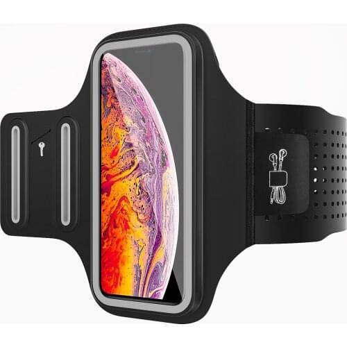 3D Cellphone Running Armband,Water Resistant Phone Case Pouch with Key Holder for Gym Jog Fitness Workout for iPhone 11/11 Pro