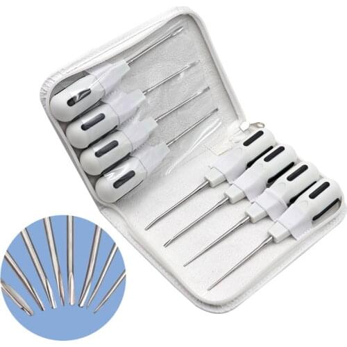 8Pcs Tooth Extracting Forceps Tooth Extracting Elevator Dental Extraction Root Minimally Invasive Tooth Extracting Forceps Set