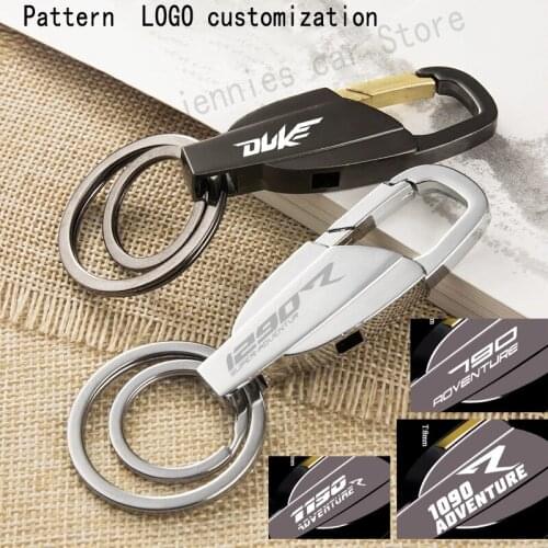 Motorcycle Accessories Keyring Metal Keychain For KTM Adventure 790 990 1050 1090 1190 1290 SUPER ADVENTURE R Duke 125 200 250