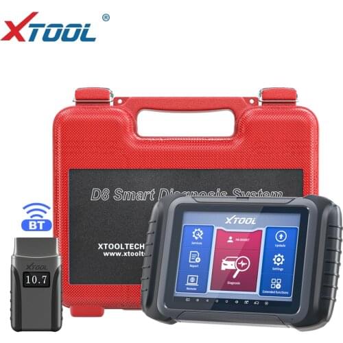 XTOOL D8 OBDII Automotive Full System Diagnostic Tool Code Reader Scanner Support Special Function Free Update
