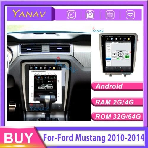 Car video player android multimedia system radio player For-Ford Mustang 2010-2014 Car stereo car GPS Navigation radio player