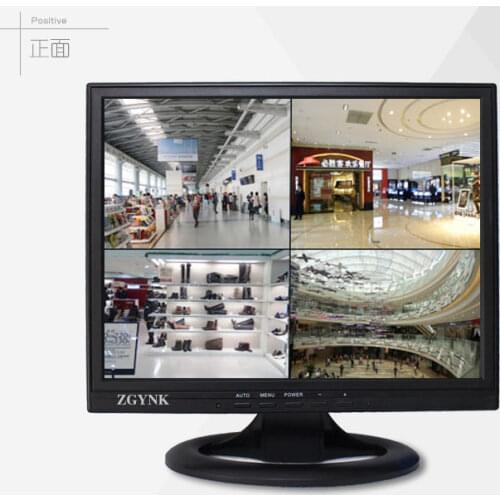 14.1 inch BNC four-screen security LCD monitor comes with DVR quad split screen industrial instrument ditrial instrument display