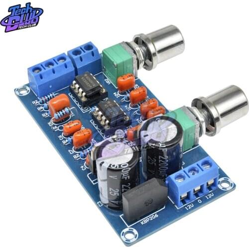 DC 9-15V NE5532 Tone Board preamp Pre-amp With treble bass volume adjustment pre-amplifier Tone Controller For amplifier Board