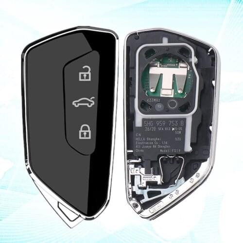 For VW Golf 8 GOLF MK8 VIII for Skoda Octavia SEAT Leon Smart Key 433Mhz ID49 5C Chip 3 Buttons Car Keyless Smart Remote Key