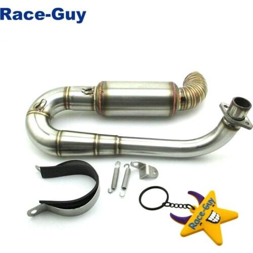 Stainless Steel Under Snake Exhaust Muffler For Honda ST CT-Gorilla-Cub Skyteam TNT Skymax Dax Skyteam Singa Motor Bike