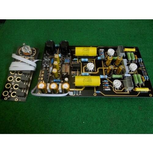Hifi 12AU7+12AX7+6DJ8 Tube Pre-AMP Stereo Preamplifier Board Base On CAT SL-1 Circuit