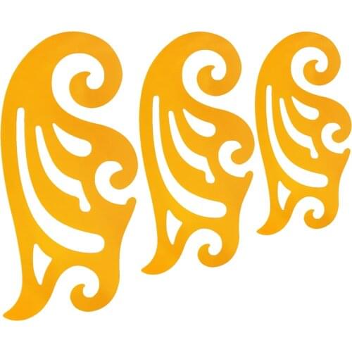 Imzay 3PCS Cloud Ruler, Curve Ruler, Drawing Curve Board Cloud Shape Ruler Suit ,Design And Drawing Template Thick Suit