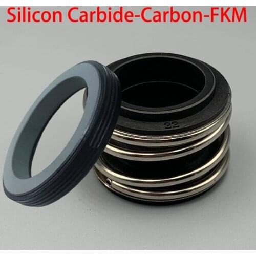MB1/MG1/109-28/30/32/35/38/40/43/45/50 Silicon Carbide-Carbon-FKM Water Pump Single Coil Spring Bellows Shaft Mechanical Seal