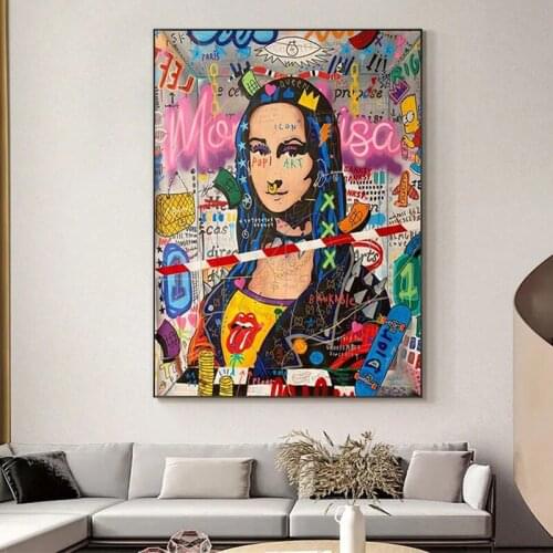 5D DIY Diamond Painting Cross Stitch Kit Graffiti Art Mosaic Diamond Embroidery Full Square Drill Diamond setting Home Decorat