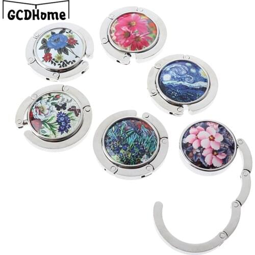 New 1pc Portable Folding Bag Handbag Tote Table Hanger Hook Holder Purse Hanger Holder