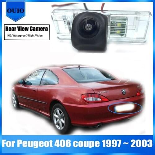 Rear View Reverse Back Up Parking Camera For Peugeot 406 coupe 1997 ~ 1999 2000 2001 2002 2003 Night Vision Waterproof Camera