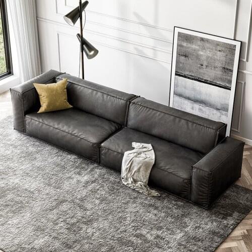 Nordic Technology cloth sofa modern simple light luxury wash free technology cloth sofa living room tofu square combination