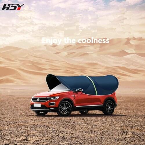 3.45*2.75M Universal Car Sunshade Mobile Car Umbrella Shed Folding Carport Outdoor Sunscreen Car Cover