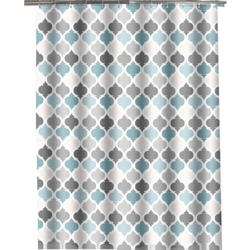 Shower Curtains Waterproof Thickened Colorful Lantern Pattern Multi-Size Polyester Fabric Bath Mildew Proof Home Bathroom Decor