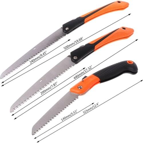 6/8/10" Folding Saw 7Teeth per Inch Steel Wood Cutting Survival Hand Saw Household Garden Pruning Saw Hand Tools