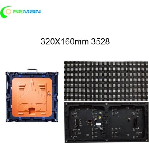 Aliexpress P3 P4 P5 SMD3528 RGB 1/8scan full color indoor advertising led display module panel 16X32cm