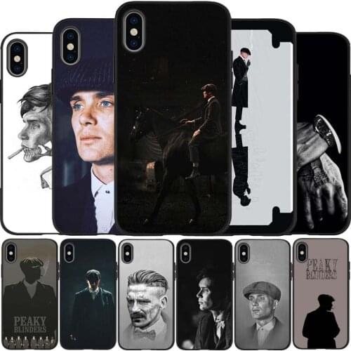Peaky Blinders black Silicone Phone Case For iPhone 12 XR XS Max 5 5S SE 2020 6 6S 7 8 PLUS X 11Pro Max 11 Cover