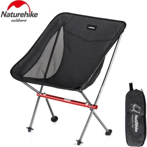 Naturehike YL05 Lightweight Compact Portable Outdoor Folding Beach Chair Fishing Picnic Chair Foldable Camping Stool NH18Y050-Z