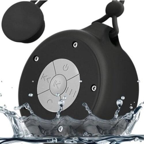 New Q50 Small Suction Cup Waterproof Bluetooth-compatible Small Bathroom Speaker, Mini Portable Mobile Phone Hands-Free Call