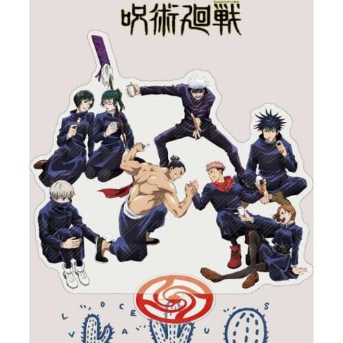 New Anime Jujutsu Kaisen 18cm Large Acrylic Stand Figure Model Plate Itadori Yuji Gojo Satoru Desktop Decor Toy Ornaments