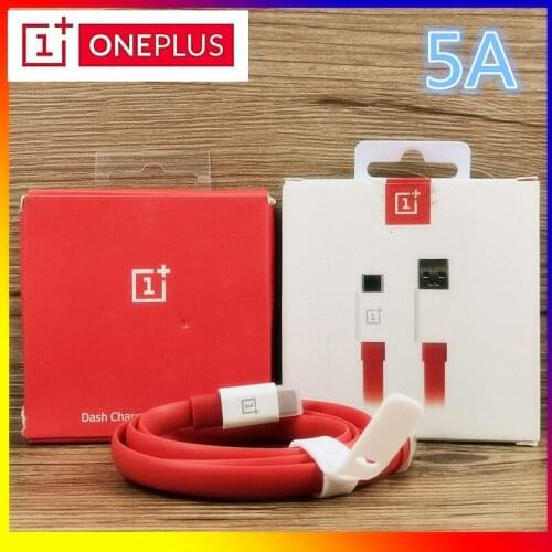 Original 7 Oneplus Dash Charging 100CM 150CM 5A USB Type C Date Cable For Oneplus 7 7T 8T 8 Pro 6 6T 5 5T 3 3T 7T