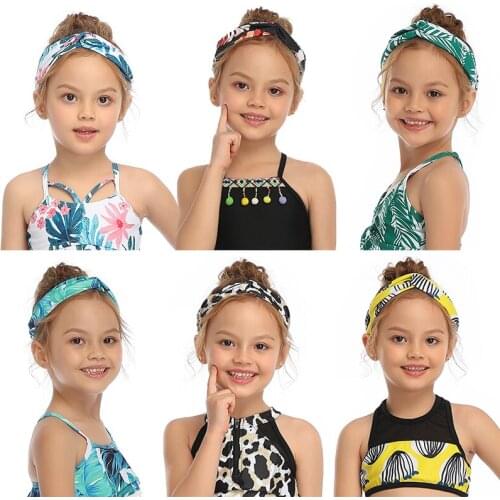 2020 new mama & baby headband girls and mother hair band elastic headbands for women children hair accessories cross turban