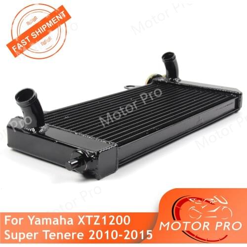 Radiator For Yamaha XTZ 1200 SUPER TENERE 2010 - 2015 Cooling Cooler Motorcycle Accessories XTZ1200 2011 2012 2013 2014 Black