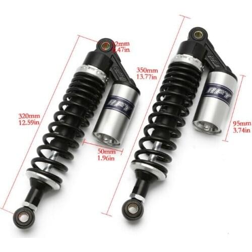 RFY 7mm spring 320mm motorcycle Rear shock absorber For Honda CB400 SF CB400 VTEC Yamaha XS400 Kawasaki Suzuki black