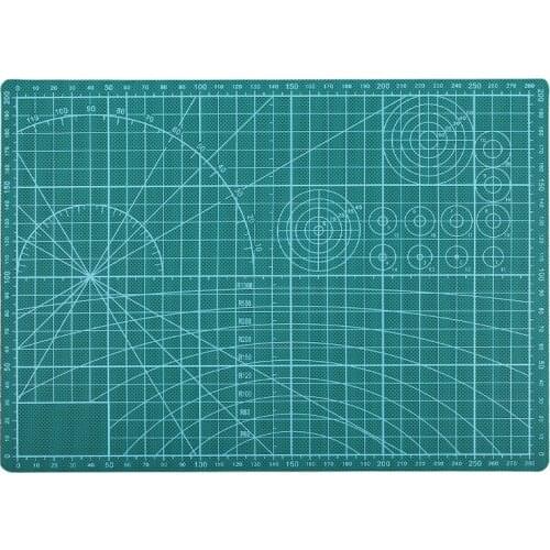 Imzay Self Imzay Self Healing Cutting Mat Doubl, A4 Cutting Mat Great for Scrapbooking, Fabric, Quilting, Sewing Crafts Projects