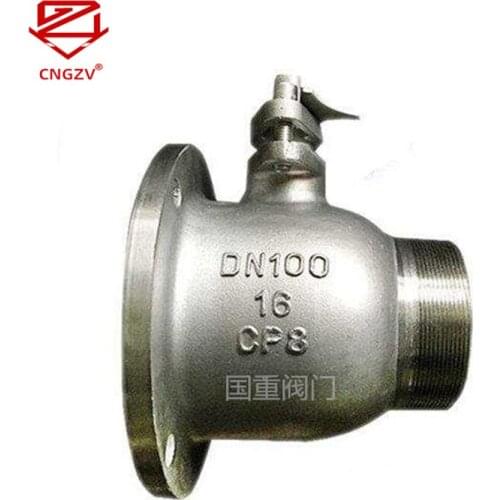 CNGZV Stainless Steel Discharge Ball Valve DN100
