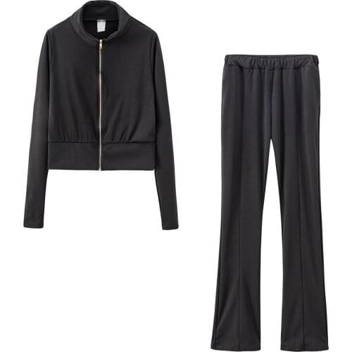 Womens 2 Piece Sets Sportswear 2021 Zipper Tracksuit Women Tracksuit Two Piece Set Casual Sport Suit Female